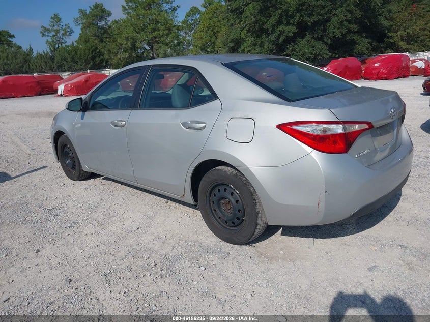 Vin: 2t1burhe6ec088289, lot: 46686095, toyota corolla l 20143