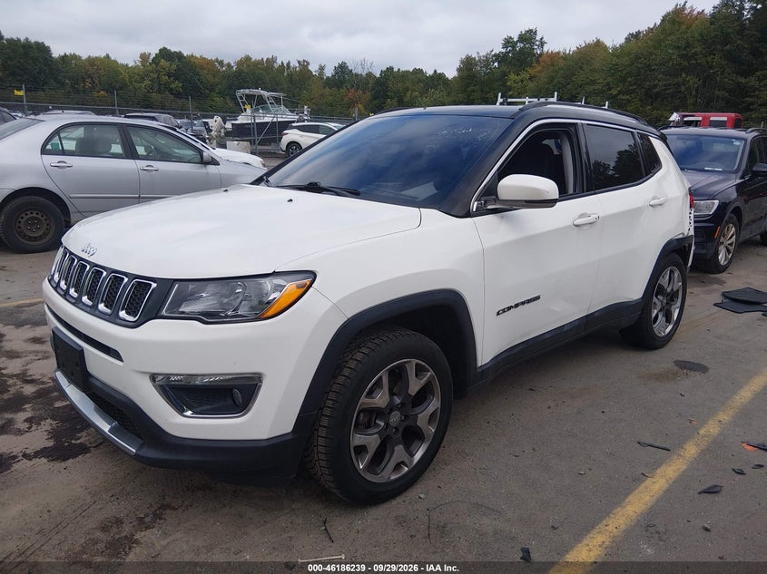 Vin: 3c4njdcbxht665736, lot: 46686099, jeep new compass limited 4x4 20172
