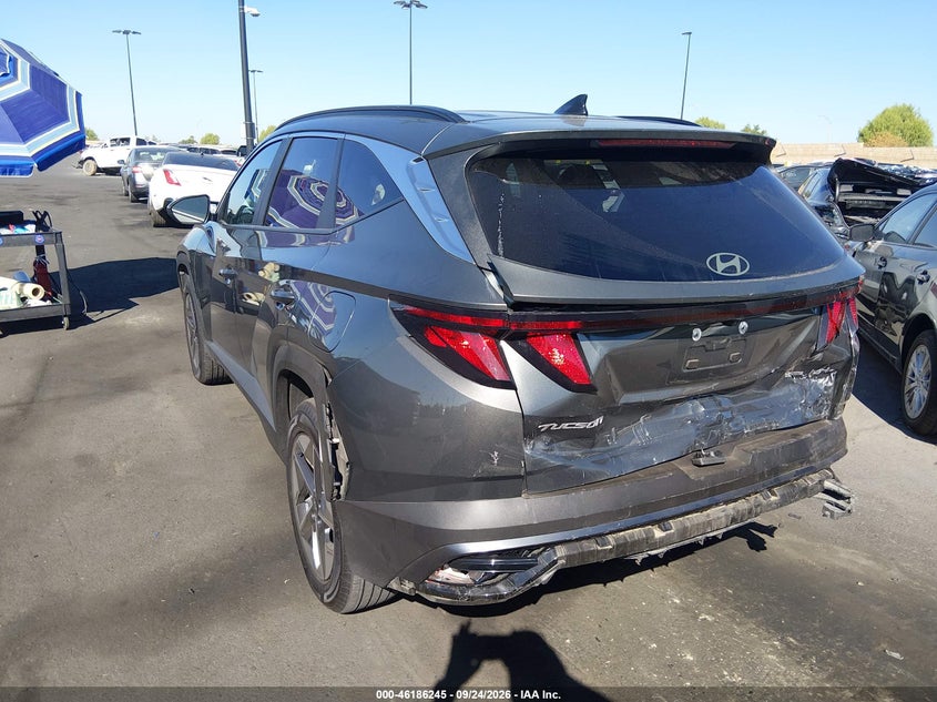 Vin: km8jbdd20su260441, lot: 46686105, hyundai tucson plug-in hybrid sel 20253