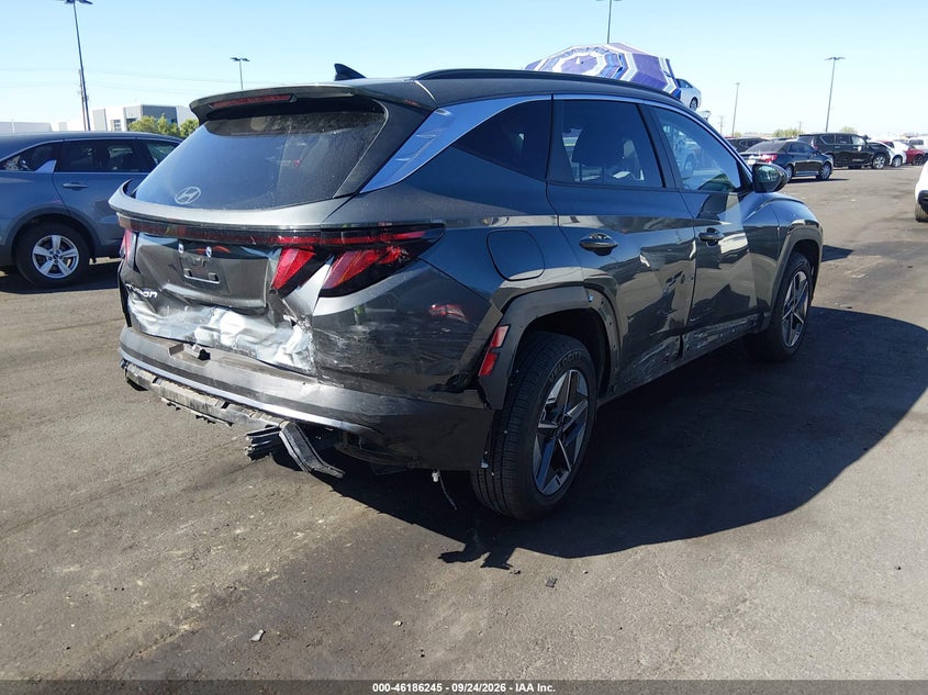 Vin: km8jbdd20su260441, lot: 46686105, hyundai tucson plug-in hybrid sel 20254