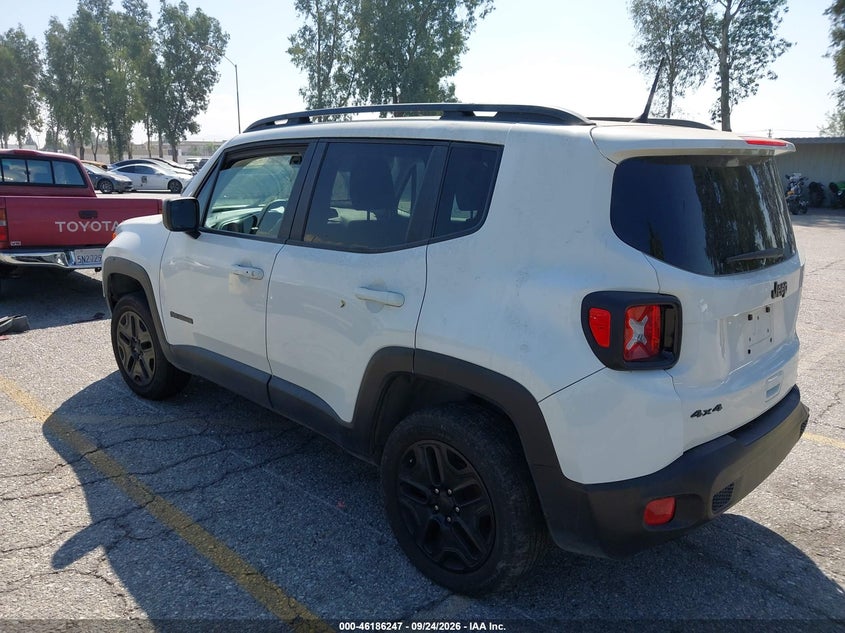 Vin: zaccjbab7jph89877, lot: 46686107, jeep renegade upland edition 4x4 20183