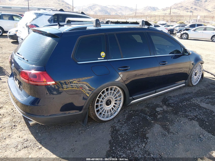 Vin: 3vwm17au0hm521847, lot: 46686175, volkswagen golf alltrack tsi s/tsi se 20174