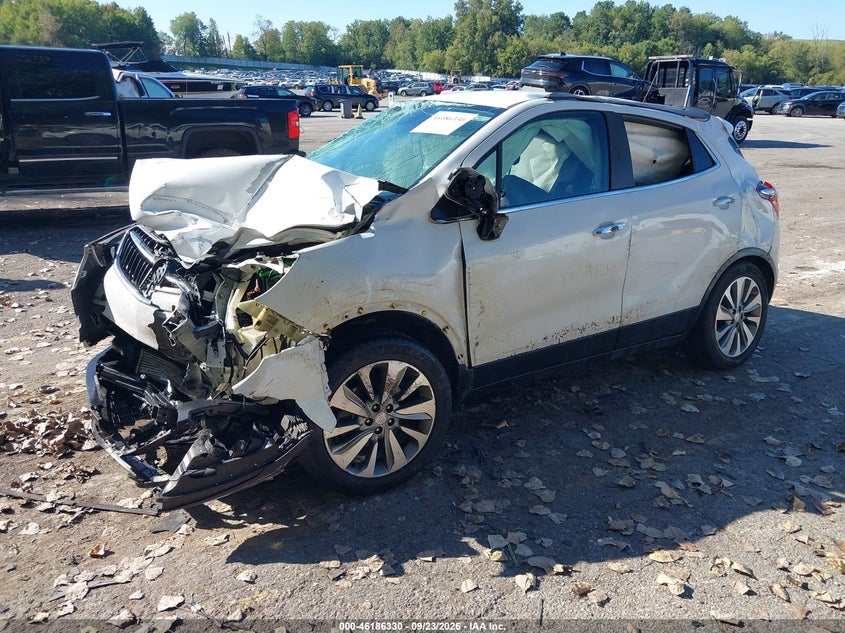 Vin: kl4cj3sb5hb062949, lot: 46686190, buick encore 20172