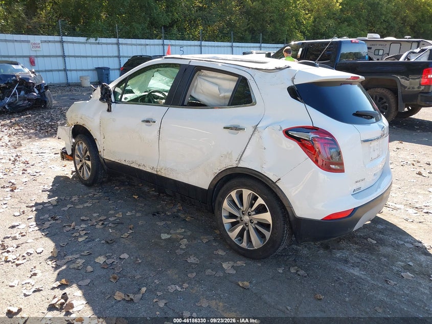 Vin: kl4cj3sb5hb062949, lot: 46686190, buick encore 20173