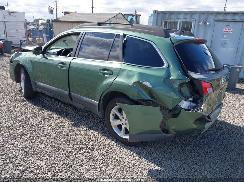 Vin: 4s4brblc4e3258717, lot: 46686192, subaru outback 2.5i limited 20143