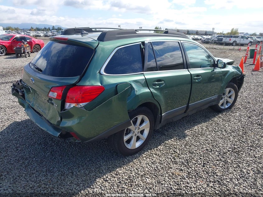 Vin: 4s4brblc4e3258717, lot: 46686192, subaru outback 2.5i limited 20144