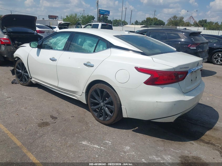 Vin: 1n4aa6ap0jc395576, lot: 46686200, nissan maxima 3.5 sr 20183