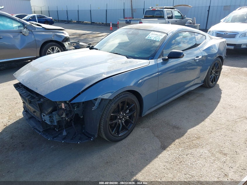 Vin: 1fa6p8th0s5123766, lot: 46686210, ford mustang ecoboost fastback 20252