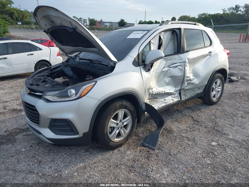 Vin: kl7cjlsb7mb303469, lot: 46686240, chevrolet trax fwd lt 20212