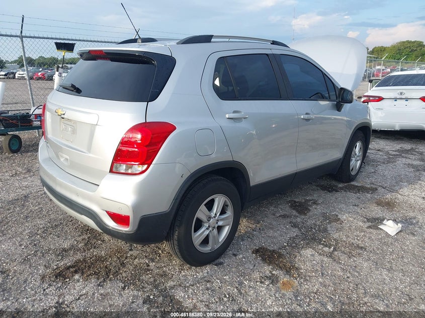 Vin: kl7cjlsb7mb303469, lot: 46686240, chevrolet trax fwd lt 20214