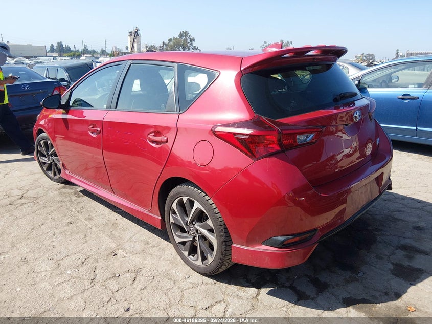 Vin: jtnkarje4jj566481, lot: 46686255, toyota corolla im 20183