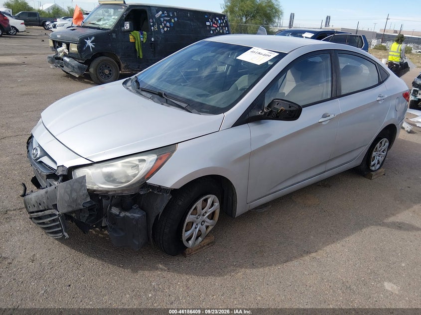 Vin: kmhct4aexbu197676, lot: 46686269, hyundai accent 20122