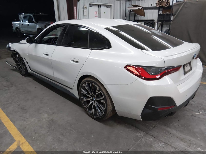 Vin: wba63av09nfm76202, lot: 46686271, bmw 430i gran coupe 20223
