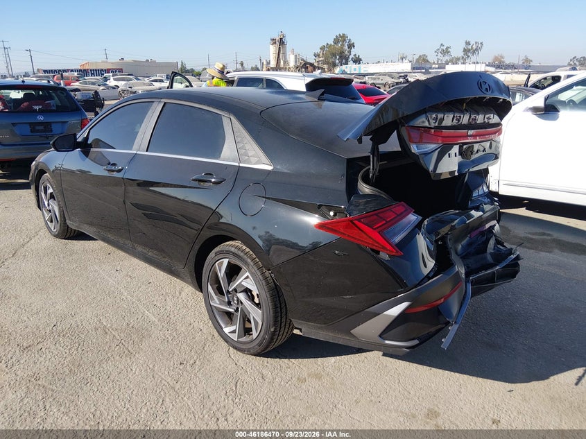 Vin: kmhls4dg8su981031, lot: 46686330, hyundai elantra sel convenience 20253