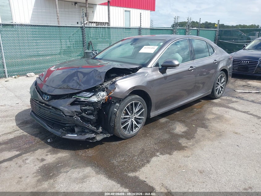 Vin: 4t1f31ak4pu615723, lot: 46686346, toyota camry xle hybrid 20232