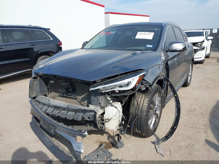 Vin: 3pcaj5m14kf137433, lot: 46686357, infiniti qx50 luxe 20192