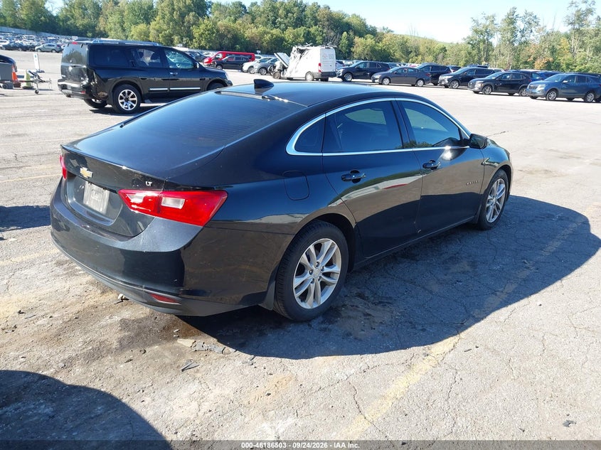 Vin: 1g1ze5st7gf317576, lot: 46686363, chevrolet malibu lt 20164