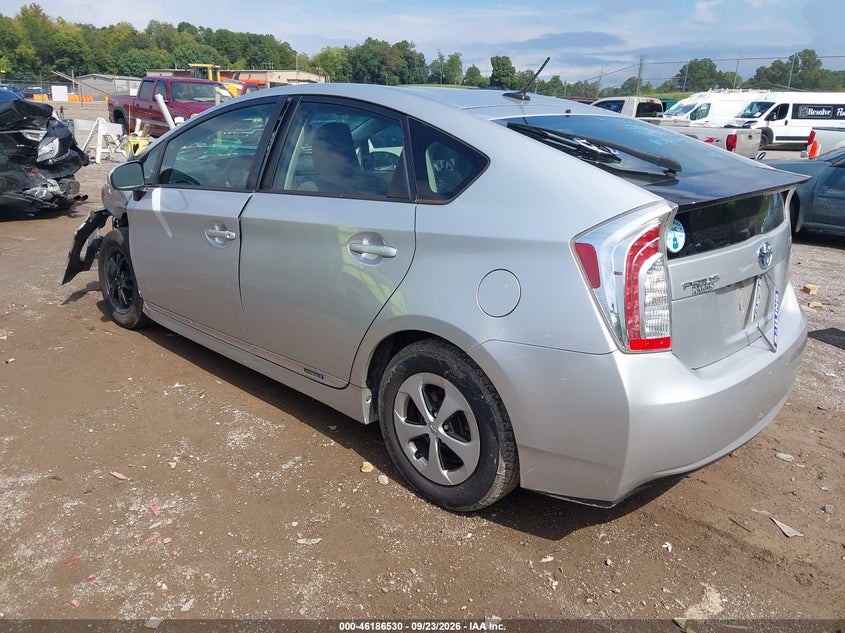 Vin: jtdkn3du3c5376952, lot: 46686390, toyota prius three 20123