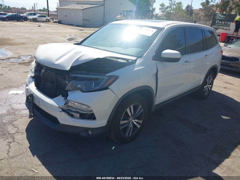 Vin: 5fnyf6h54jb061648, lot: 46686394, honda pilot ex-l 20182