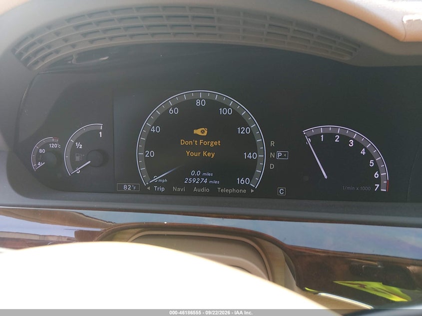 MERCEDES-BENZ S 550 2010 VIN WDDNG8GB2AA326455