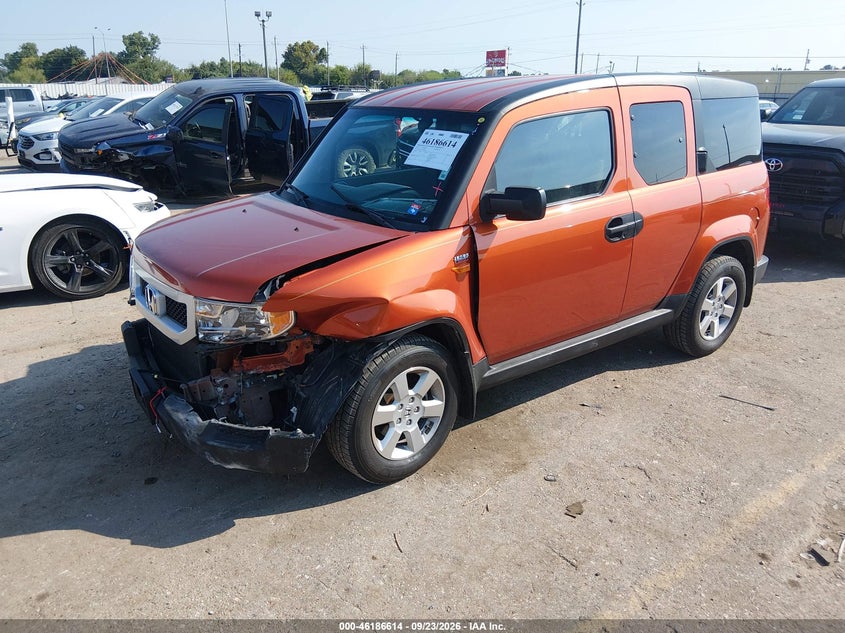2011 Honda Element Ex, Удар спереди, IAAI, VIN 5J6YH1H71BL003844 — фото 2