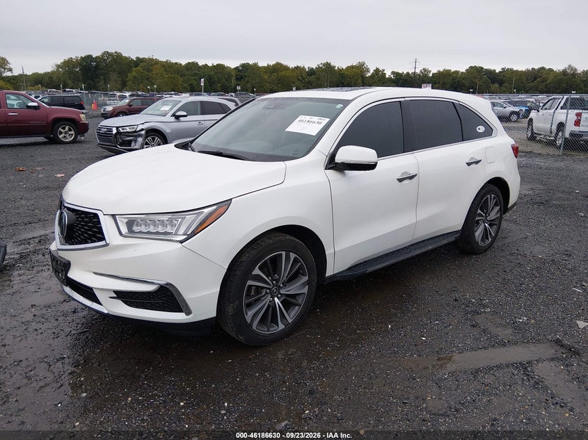 Vin: 5j8yd4h54kl037084, lot: 46686490, acura mdx tech pkg 20192