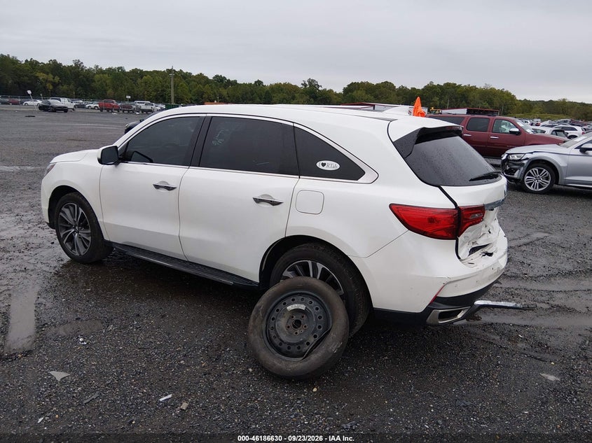 Vin: 5j8yd4h54kl037084, lot: 46686490, acura mdx tech pkg 20193