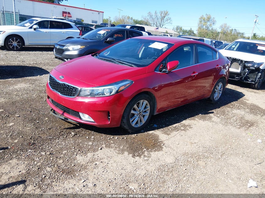 Vin: 3kpfl4a75he040470, lot: 46686510, kia forte s 20172