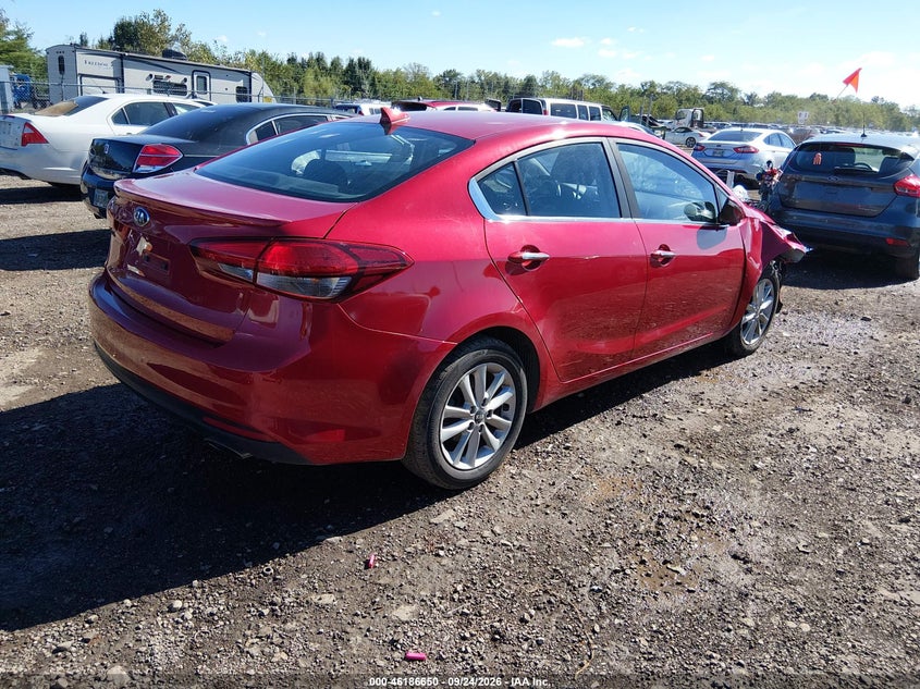 Vin: 3kpfl4a75he040470, lot: 46686510, kia forte s 20174