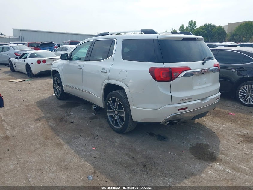 Vin: 1gkknpls2jz236926, lot: 46686511, gmc acadia denali 20183
