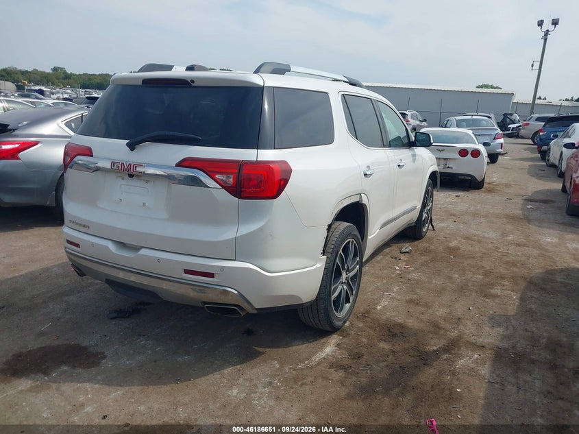 Vin: 1gkknpls2jz236926, lot: 46686511, gmc acadia denali 20184