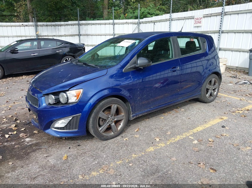 Vin: 1g1jh6sb8e4150347, lot: 46686547, chevrolet sonic rs manual 20142
