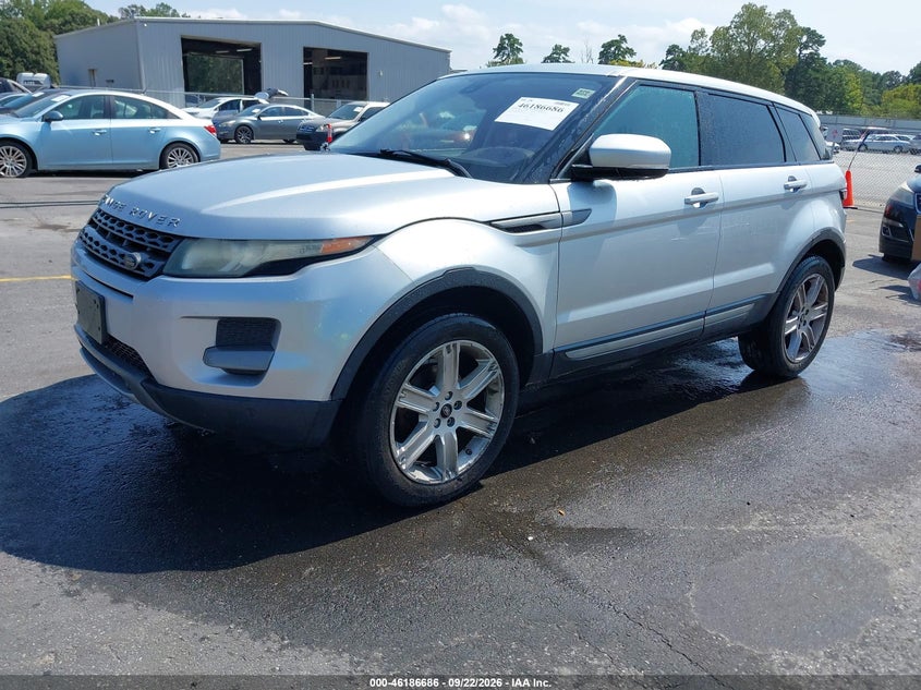 Vin: salvn2bg2dh730621, lot: 46686570, land rover range rover evoque pure 20132