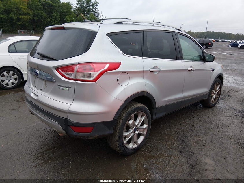 Vin: 1fmcu0jx8eue07587, lot: 46686583, ford escape titanium 20144