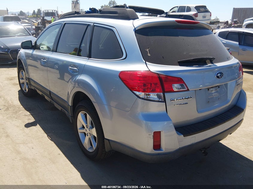 Vin: 4s4brblc5e3306497, lot: 46686618, subaru outback 2.5i limited 20143