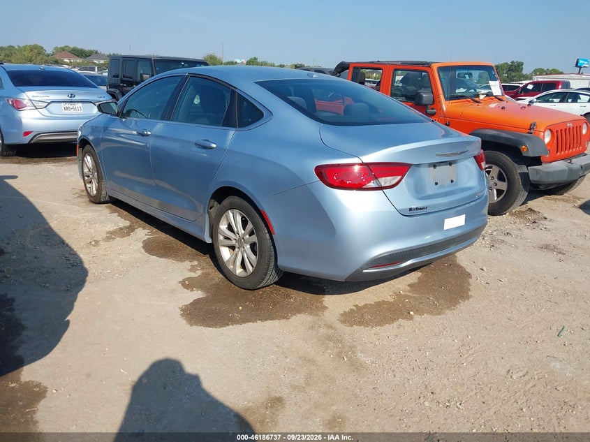 Vin: 1c3cccab6fn712745, lot: 46686621, chrysler 200 limited 20153