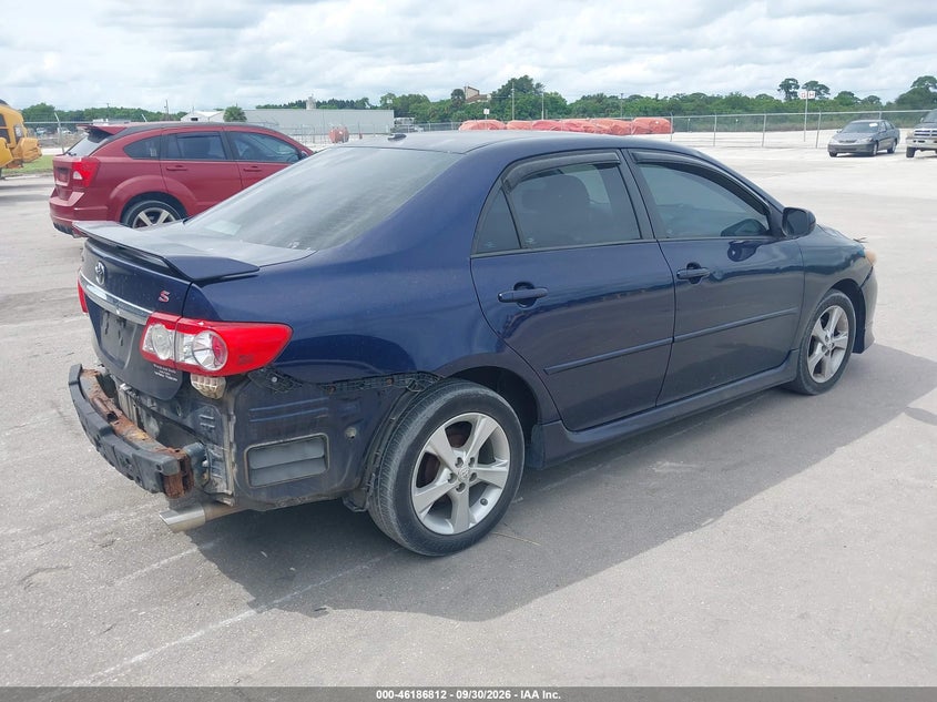Vin: 2t1bu4ee3bc644951, lot: 46686696, toyota corolla s 20114