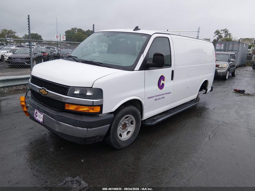 Vin: 1gcwgafp7p1197205, lot: 46686714, chevrolet express cargo rwd 2500 regular wheelbase wt 20232