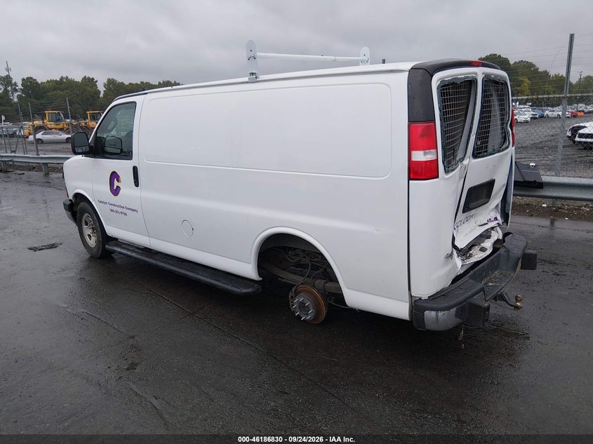 Vin: 1gcwgafp7p1197205, lot: 46686714, chevrolet express cargo rwd 2500 regular wheelbase wt 20233
