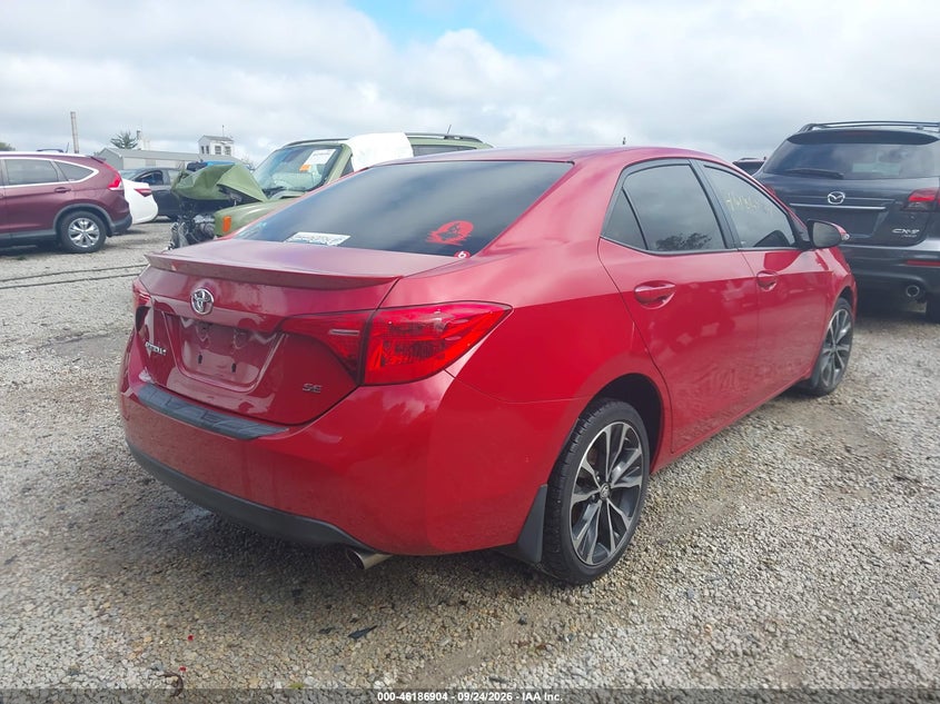 Vin: 2t1burhe0kc128815, lot: 46686788, toyota corolla se 20194