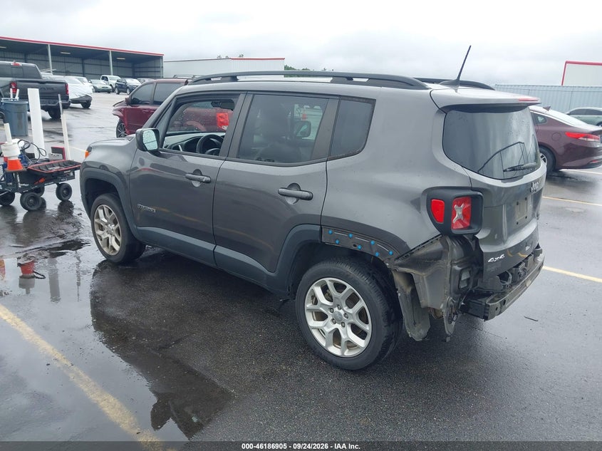 Vin: zaccjbbb2jph95083, lot: 46686789, jeep renegade latitude 4x4 20183