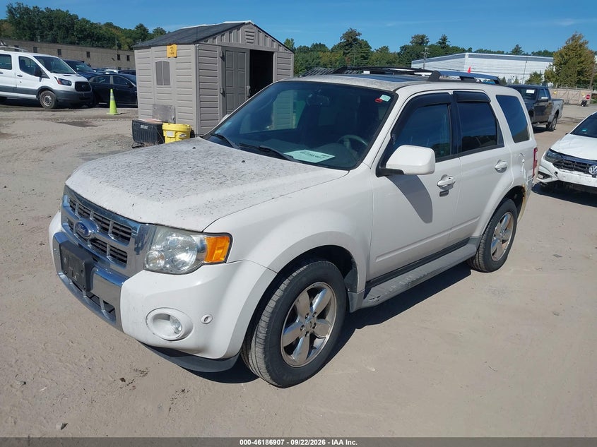 Vin: 1fmcu9eg7cka61622, lot: 46686791, ford escape limited 20122