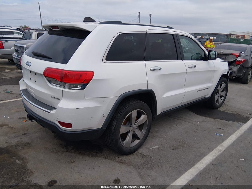Vin: 1c4rjfbg1ec265016, lot: 46686815, jeep grand cherokee limited 20144