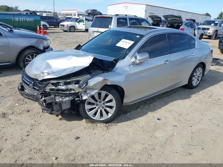 Vin: 1hgcr3f85fa006074, lot: 46686825, honda accord ex-l/ex-l v-6 20152