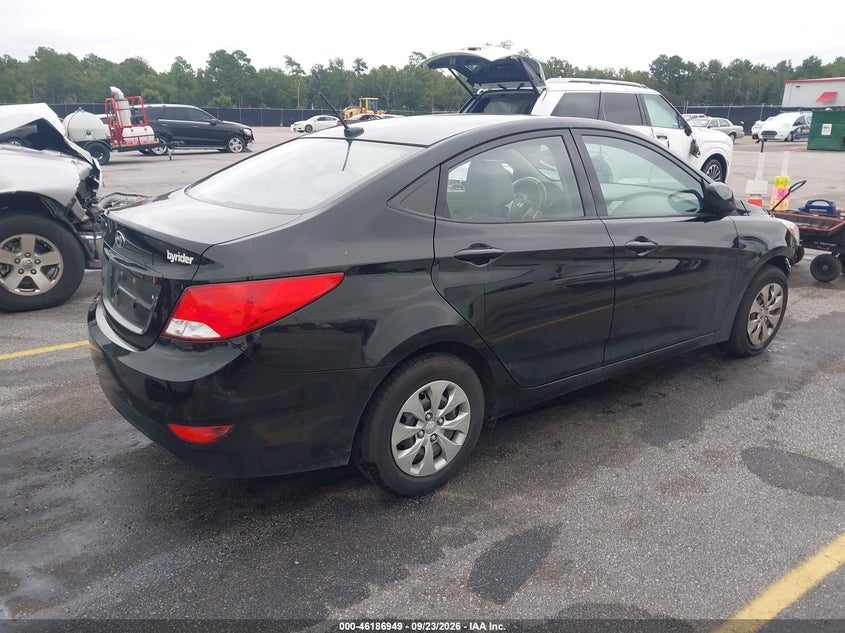 Vin: kmhct4ae5hu330237, lot: 46686833, hyundai accent se 20174