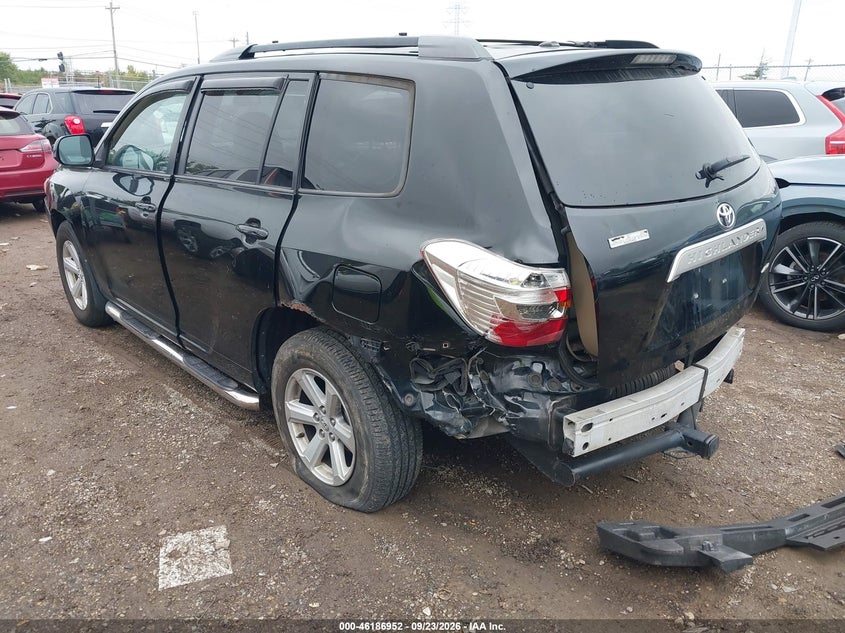 Vin: 5tdjk3eh3as039940, lot: 46686836, toyota highlander se v6 20103