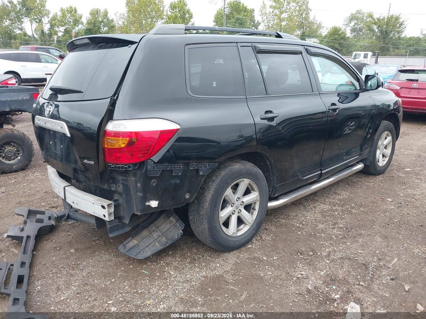 Vin: 5tdjk3eh3as039940, lot: 46686836, toyota highlander se v6 20104