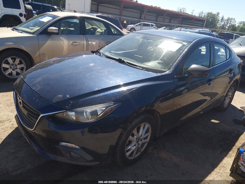 Vin: 3mzbm1w7xfm175334, lot: 46686850, mazda mazda3 i grand touring 20152