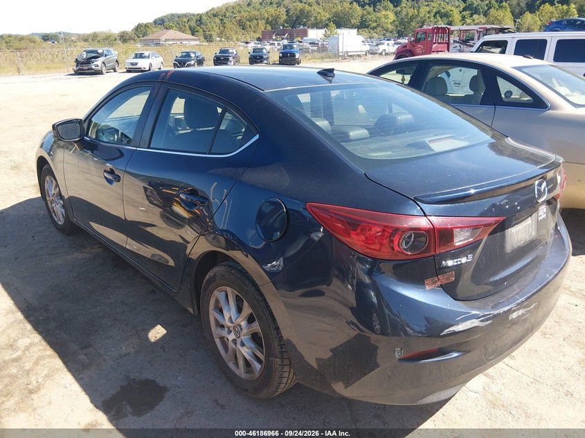 Vin: 3mzbm1w7xfm175334, lot: 46686850, mazda mazda3 i grand touring 20153