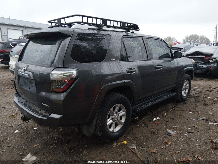 Vin: jtebu5jr9j5509897, lot: 46686864, toyota 4runner sr5 20184